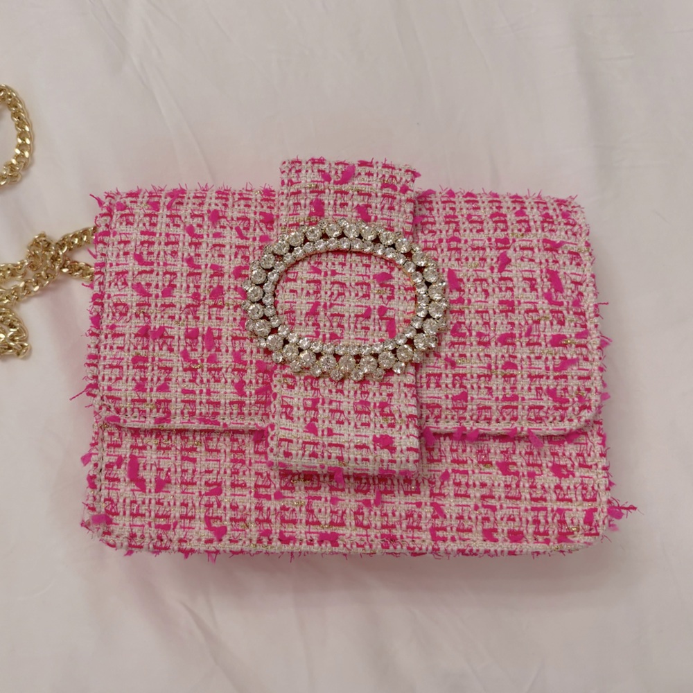 Lily Pulitzer Tweed Shoulder Bag